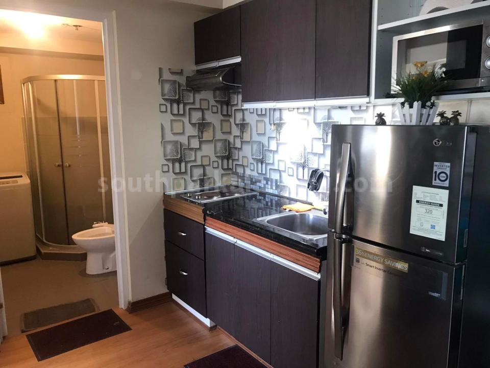 Kitchen area of 1-bedroom condo unit at Avida Tower Altura tower 1 Kitchen area of 1-bedroom condo unit at Avida Tower Altura tower 1