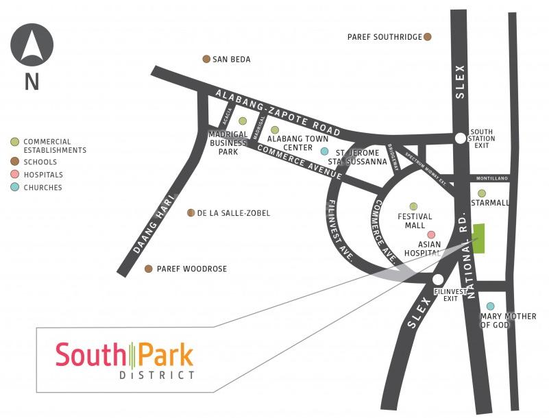 South Park District Location South Park District Location